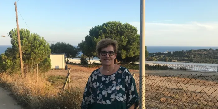 Mònica Danés voldria fer unes pistes d’atletisme noves però no ho veu possible en aquest mandat