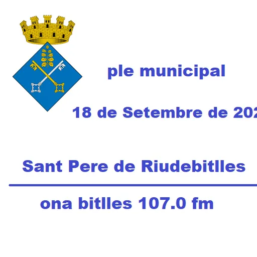 Ple Municipal 18 de Setembre de 2024