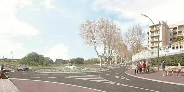 Comencen les obres de remodelació de l'antiga N-340 al passeig Miramar de Torredembarra