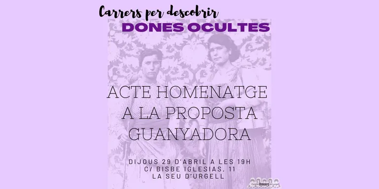 La campanya 'Carrers per descobrir. Dones ocultes' proposa dedicar un carrer de la Seu d'Urgell a les trementinaires