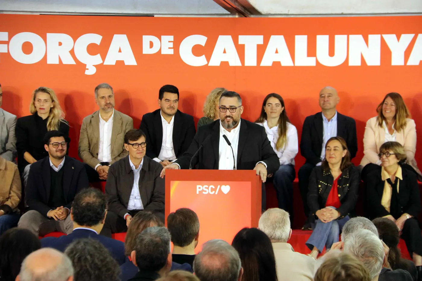 Marc Lamuà, aquest migdia a Girona.