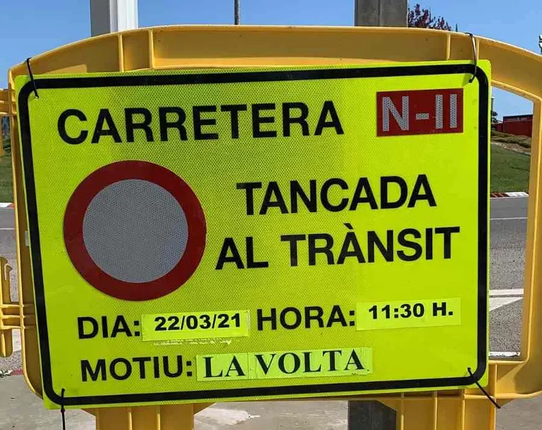 Afectacions al trànsit per la Volta Ciclista a Catalunya