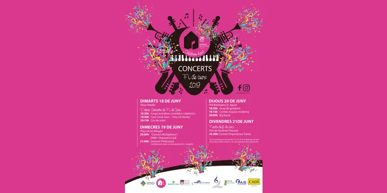 L’Escola Municipal Música de la Seu d’Urgell celebra el vintè aniversari amb petits concerts al carrer