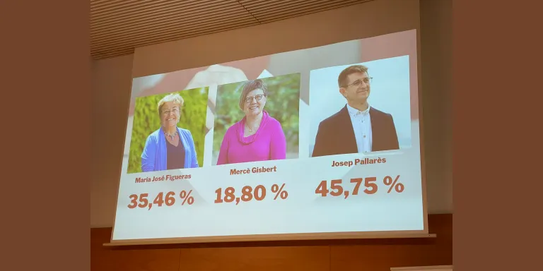 Pallarès guanya la primera volta de les eleccions de la URV i es disputarà el càrrec amb l'actual rectora Figueras