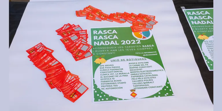 Arrenca la campanya “Rasca, rasca Nadal 2022” al comerç local de Constantí