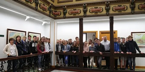 RECEPCIÓN A UN GRUPO DE ESTUDIANTES DE BREST