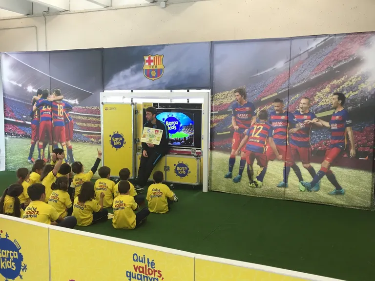 El FC Barcelona porta a la Seu el projecte Barçakids