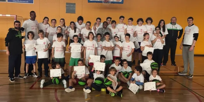 El Campus de Nadal de l’Arenys Bàsquet posa punt final amb bona participació