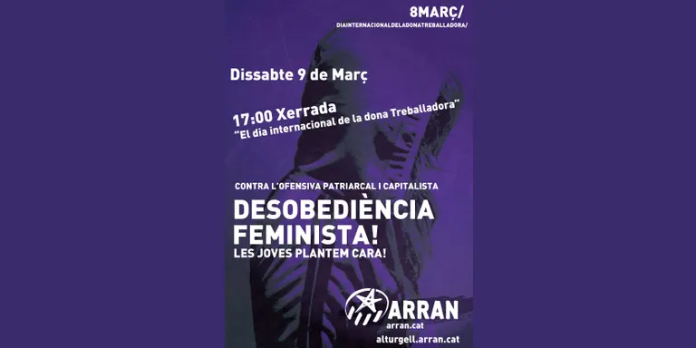 Arran Alt Urgell critica la precarització del treball femení