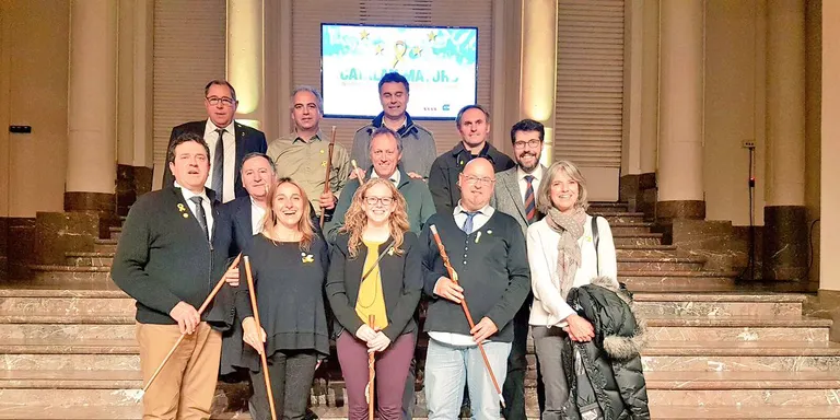 Presència pirinenca a la concentració de més de 200 alcaldes catalans a Brussel·les