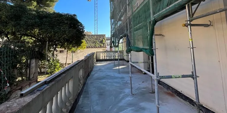 Les obres de rehabilitació de l'edifici Stella Maris van a bon ritme