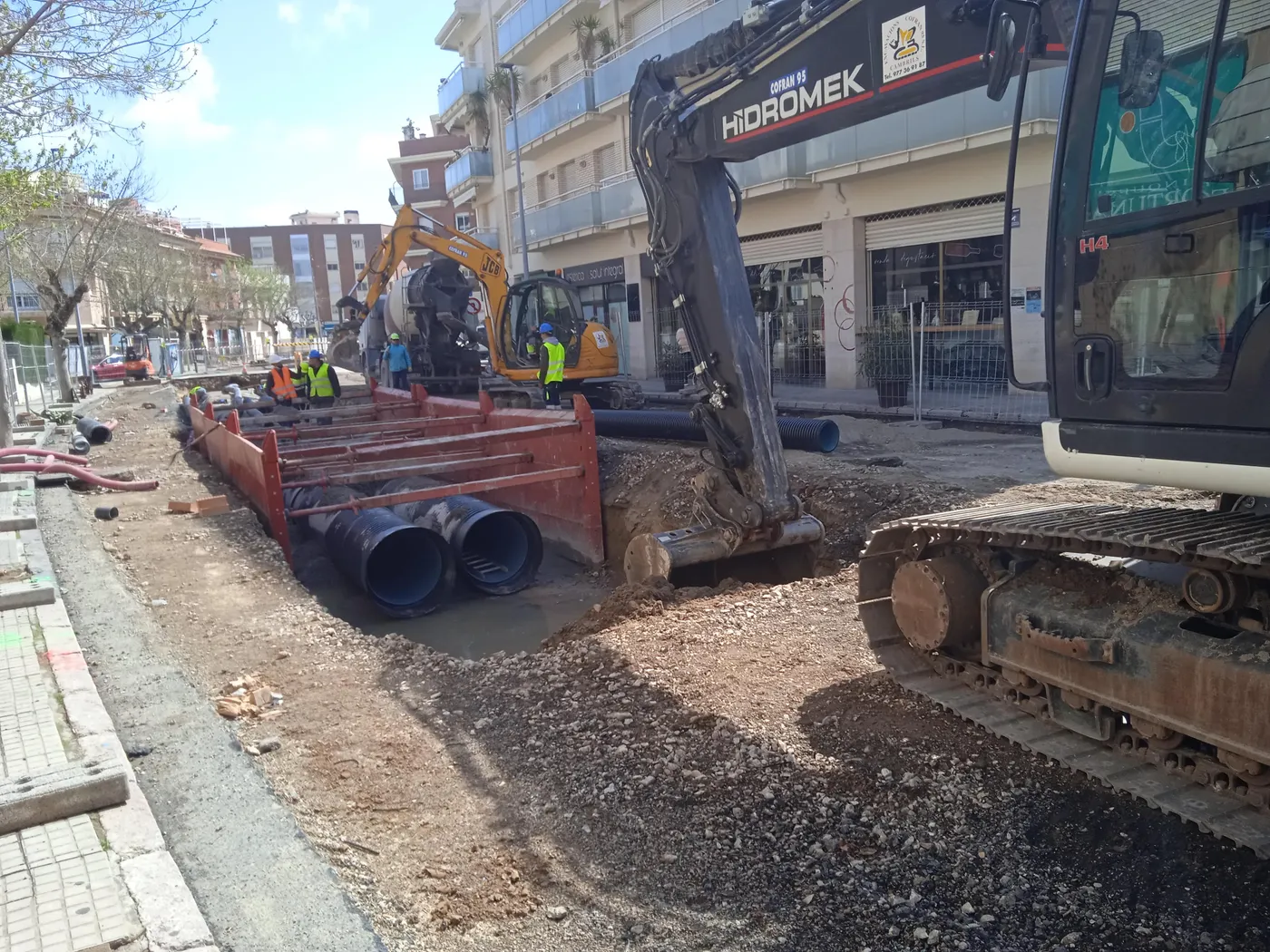 Les obres d’un dipòsit a la Rambla Jaume eliminaran els residus nocius de l’aigua de pluja  