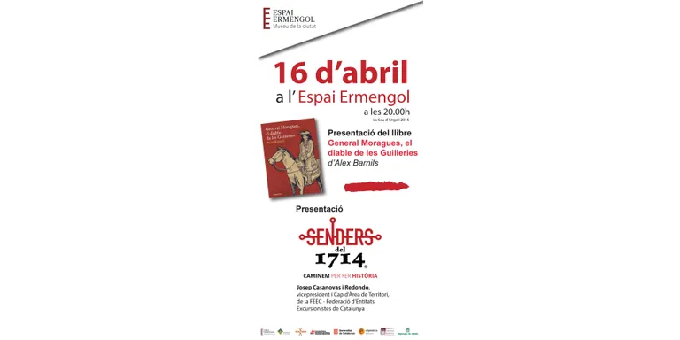 Presentació a l'Espai Ermengol del llibre 'General Moragues. El Diable de les Guilleries'