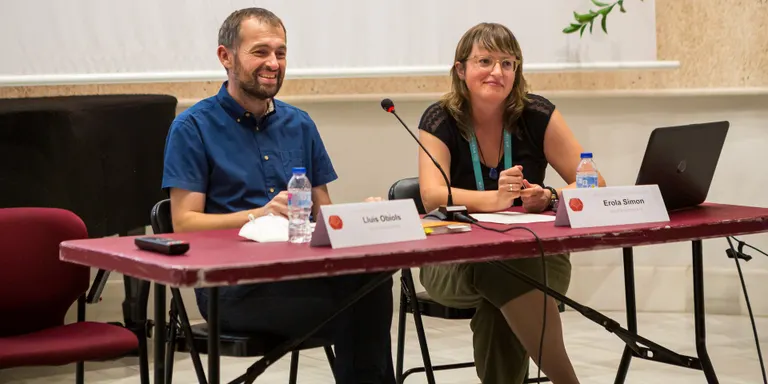 Lluís Obiols i Erola Simon parlen a Puigcerdà de l'obra de Joan Trigall