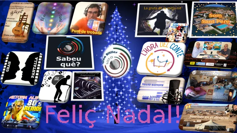 La Família d’ONA BITLLES vol compartir amb vosaltres el NADAL.