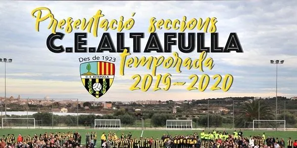 El CE Altafulla presenta els setze equips de la temporada 2019-20 aquest dissabte a les 16 h