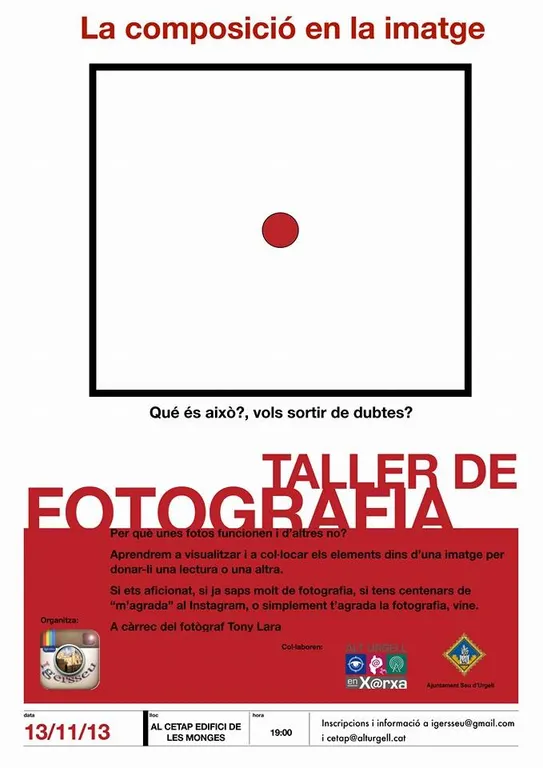 Taller de fotografia organitzat per Igersseu