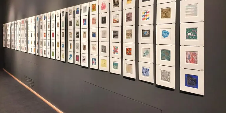 Pineda acull l'exposició 'Mini Print Internacional de Cadaqués' a la Fundació Tharrats