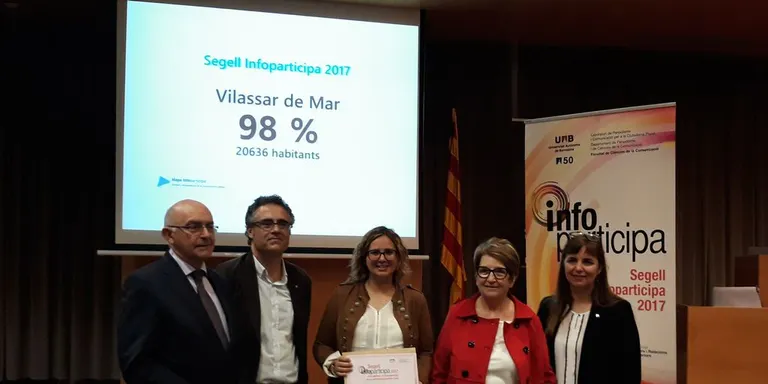 El web municipal rep el Segell Infoparticipa 2017