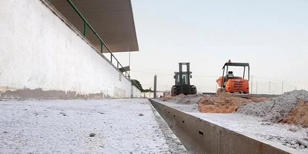 El CE Altafulla, satisfet amb el ritme de les obres del camp de gespa