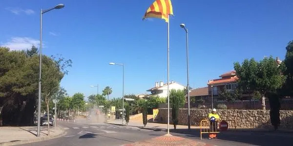 Les obres d’instal•lació de gas natural obliguen a fer restriccions de trànsit a l’avinguda Marquès de Tamarit