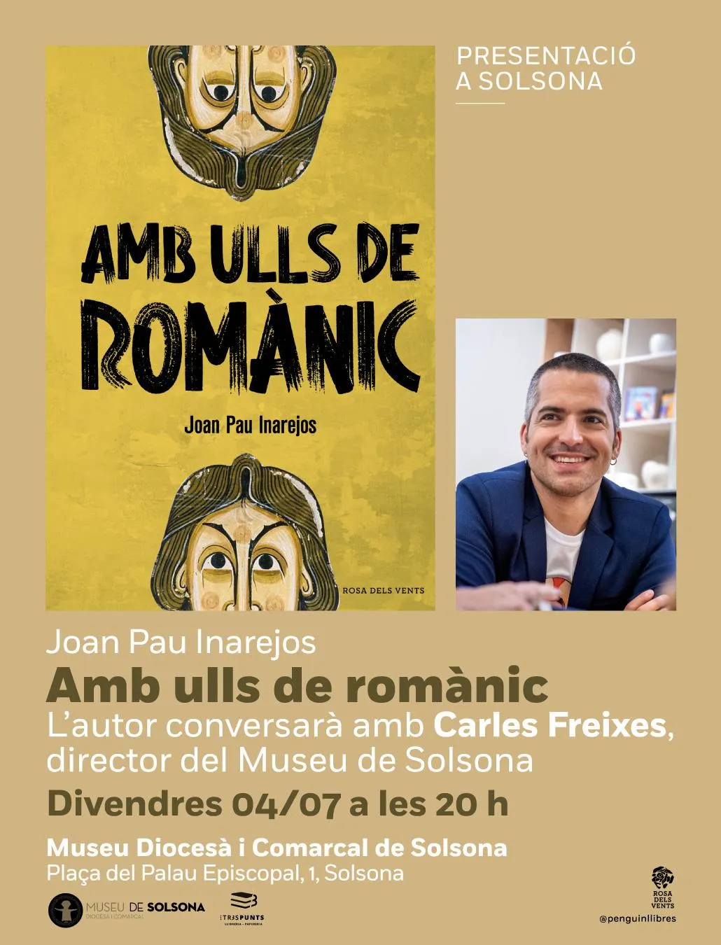 Joan Pau Inarejos presenta al Museu el llibre "Amb ulls de romànic"