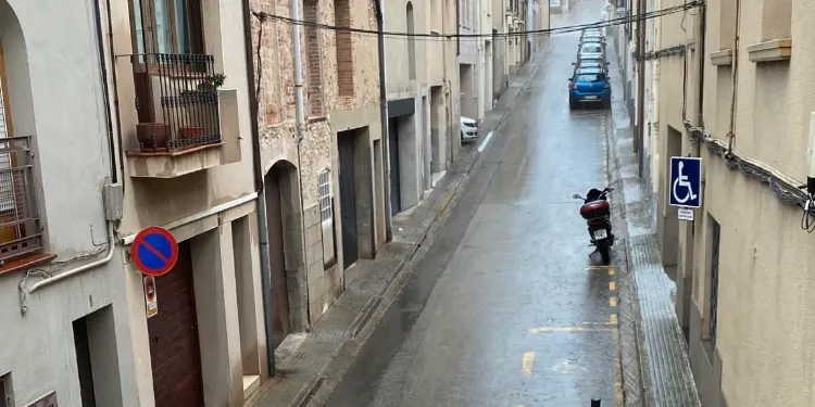 Caldes registra en una tarda més pluja que la va caure en tot l’abril