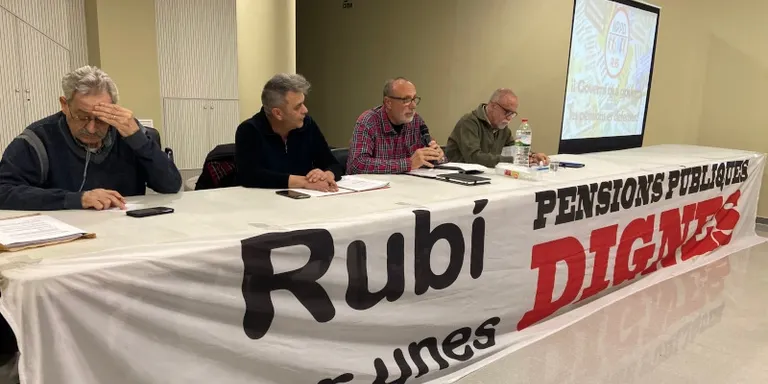 Comencen els actes per celebrar els dos anys de lluita de Rubí per unes Pensions Dignes