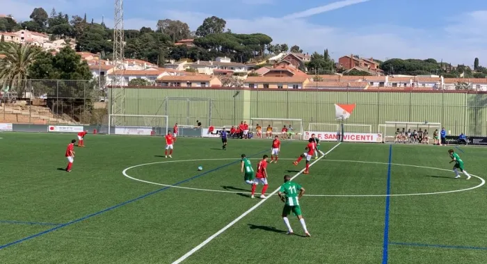 Moment del partit d'ahir