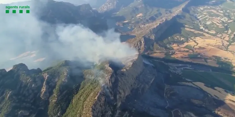 Estabilitzat l'incendi de Peramola