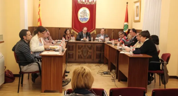 Moment del ple d'ahir
