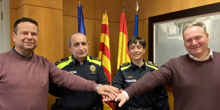 La nova cap de la Policia Local de Cambrils es reuneix amb l’Alcalde i el regidor de Seguretat