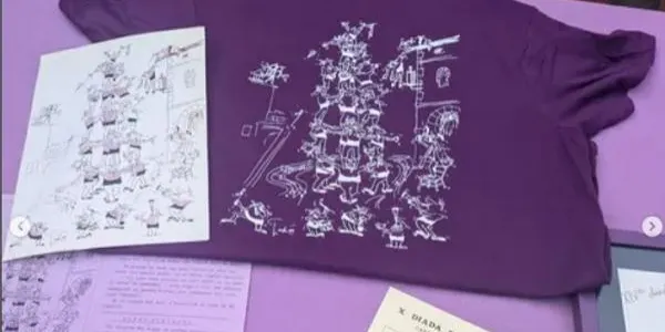 Els Castellers d’Altafulla homenatgen Jordi Blanch amb l’edició d’una samarreta amb un dels seus dibuixos