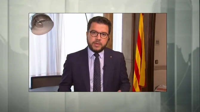 Pere Aragonès assegura que 'els treballadors públics cobraran' tot i les mesures del Govern central