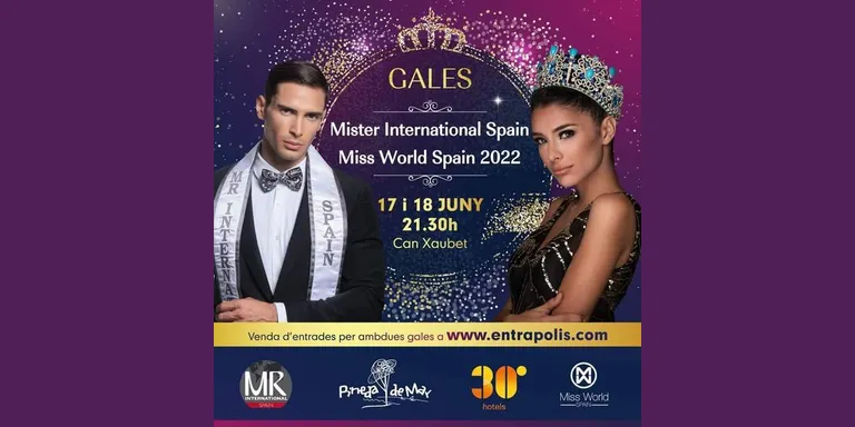 El cap de setmana es fan les gales per escollir "Mister International i Miss World Spain 2022" a Pineda