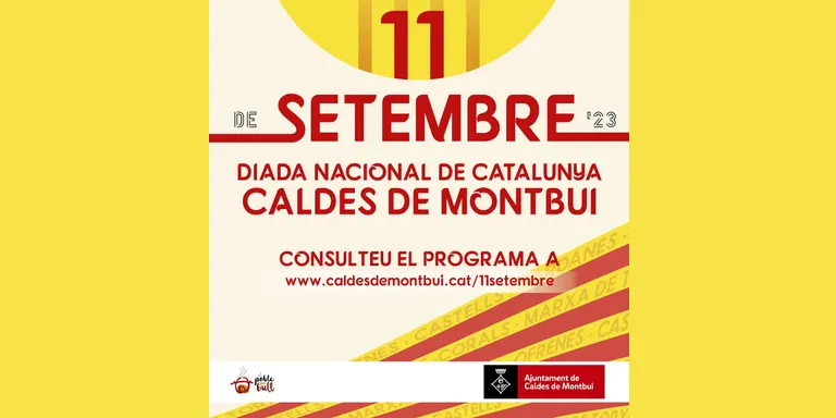 Tot a punt per l’inici dels actes commemoratius de la Diada a Caldes, demà dissabte