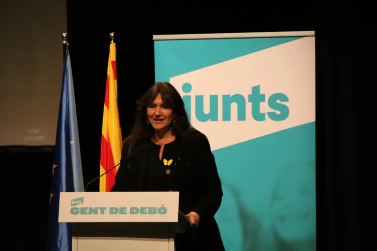 Borràs titlla l'Estat de fer "una desjudicialització selectiva" i els acusa de tenir Puigdemont com "enemic públic"