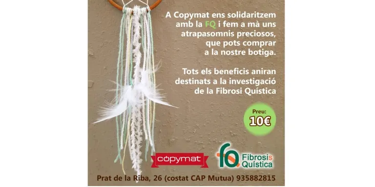 Copymat inicia una campanya per recollir fons per investigar la Fibrosi Quística