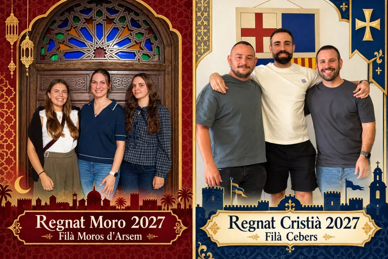 Andrea Junquera, Reina Mora 2027, i Paco Martínez, Rei Cristià 2027, protagonistes a Ràdio Altea