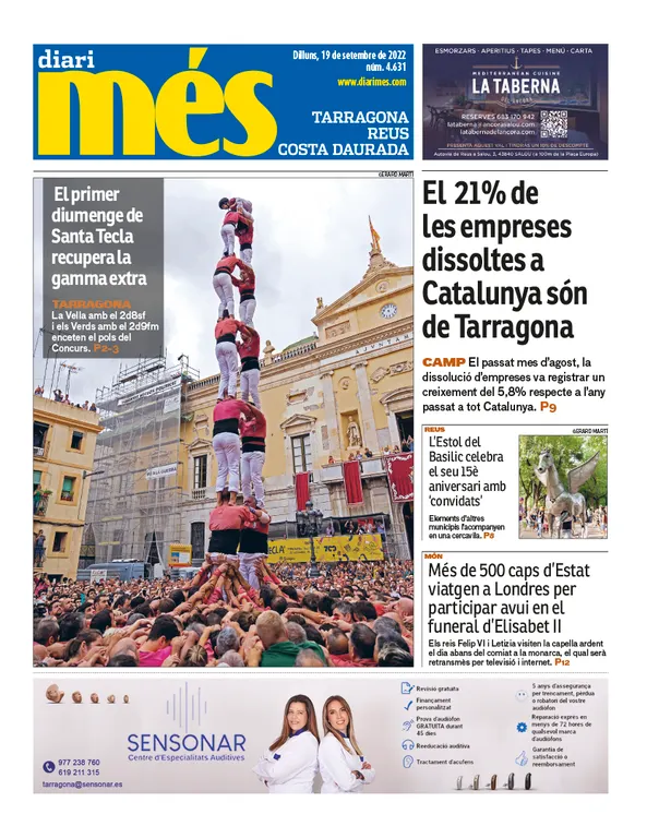 T'expliquem les portades dels diaris del territori d'aquest 19 de setembre