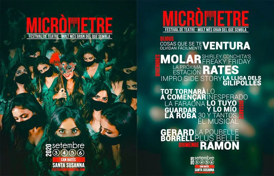 Actors i actrius pinedencs al Festival Micròmetre de Santa Susanna, que s'adapta a la Covid i creix en dies i programació