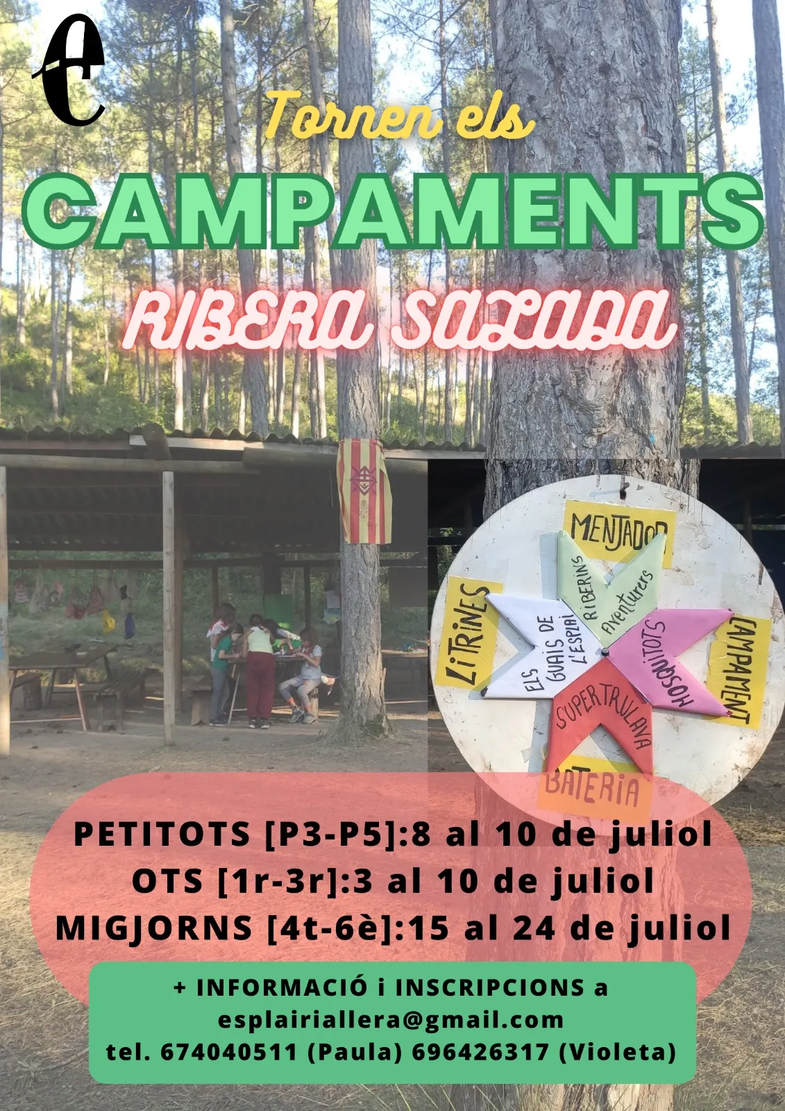 Obertes les inscripcions pels campaments i les rutes d'estiu de l'Esplai Riallera