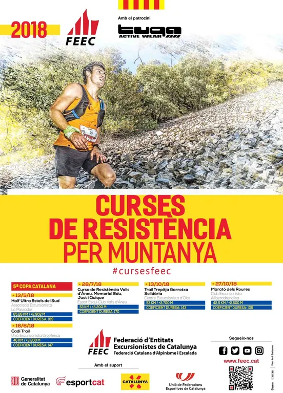 La Cadí Trail, inclosa a la Copa Catalana de Curses de Resistència 2018