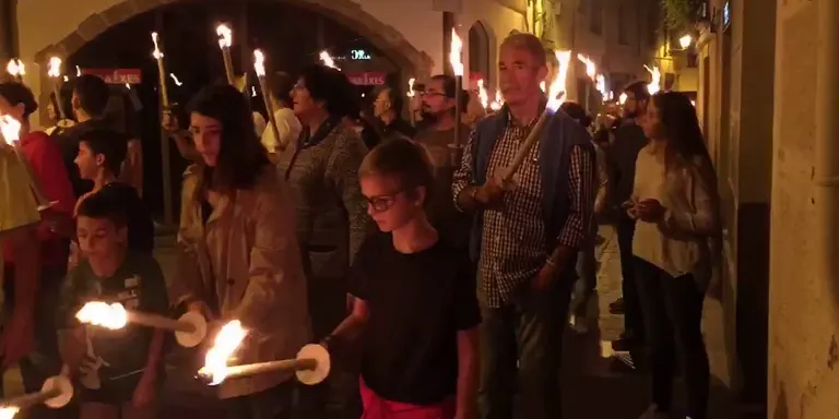Aquest vespre es tindran lloc les activitats previstes per la Diada i posposades per l'amenaça de pluja