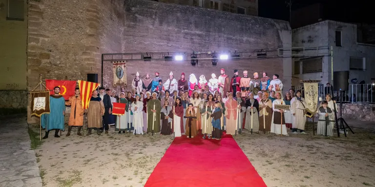 Constantí recrea la processó del trasllat del braç de Santa Tecla