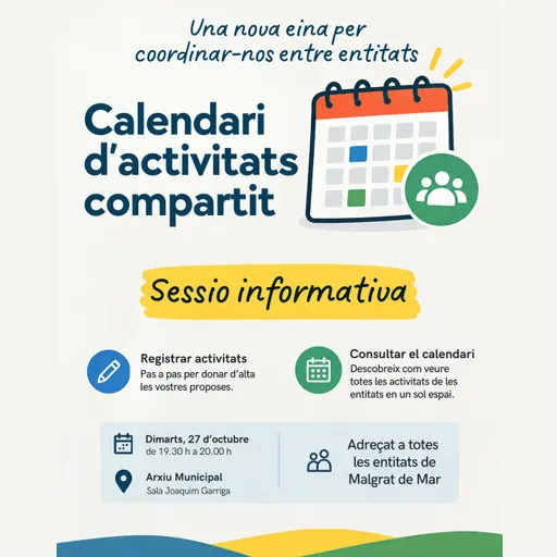La Comissió de Festes presenta una nova eina per a organitzar-se a l’hora de programar activitats