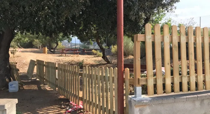 El primer tancat s'ha començat a habilitar al parc de Can Quintana