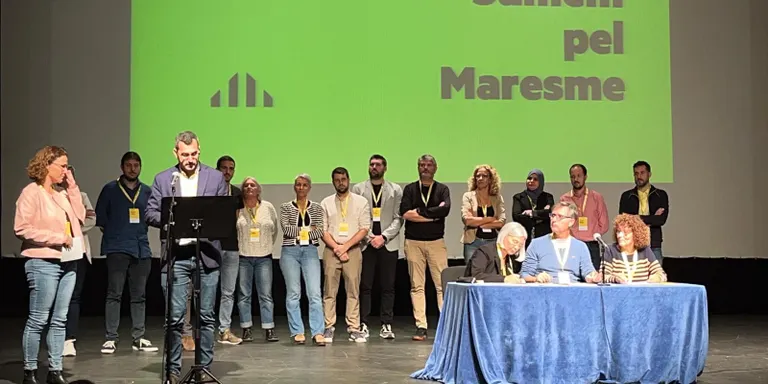 Annabel Moreno, juntament amb Marc Almendro, lideren l'executiva comarcal d'ERC