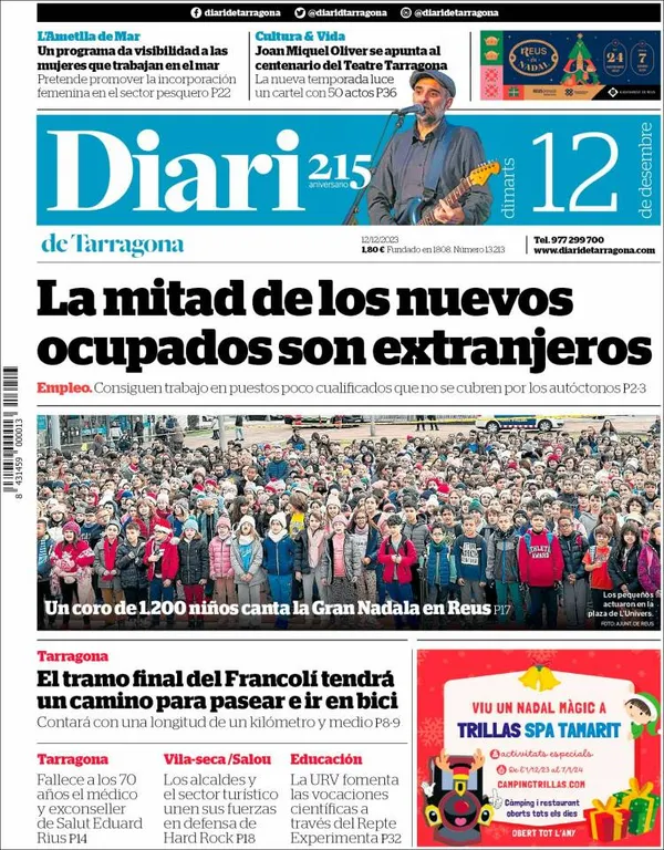 Cop d'ull als diaris d'aquest dimarts 12 de desembre