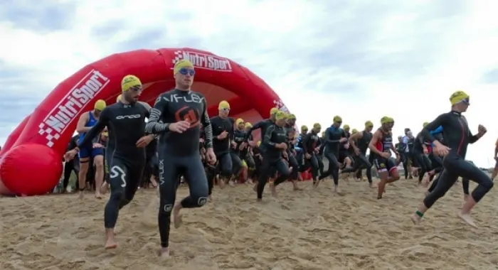 Arenys de Mar va acollir una triatló dels Arenys el passat 2014